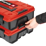 EINHELL Systemkoffer E-Case S-F foam, Werkzeugkiste schwarz/rot, mit 2 Schaumstoffeinlagen