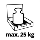 EINHELL Systemkoffer E-Case S-F foam, Werkzeugkiste schwarz/rot, mit 2 Schaumstoffeinlagen