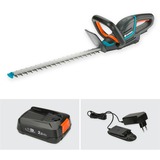 GARDENA Akku-Heckenschere ComfortCut 50/18V P4A, Ready-To-Use Set grau/türkis, Li-Ion Akku 2,0Ah P4A, POWER FOR ALL ALLIANCE