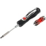 GEDORE Red Magazin-Knarrenschraubendreher 13in1, 1/4" schwarz/rot, mit 13 Bits