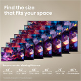 Hisense 85E7S PRO Hi-QLED-Fernseher 215 cm (85 Zoll), schwarz/dunkelgrau, UltraHD/4K, Free-Sync-Premium, 144Hz Panel
