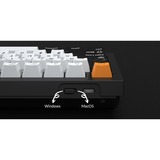 Keychron Q1 Barebone ISO Knob, Gaming-Tastatur blau, Hot-Swap, Aluminiumrahmen, RGB