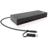 Lenovo Hybrid Dock Generalüberholt, Dockingstation schwarz, USB-C, 135W Netzteil
