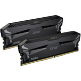 Lexar DIMM 32 GB DDR5-6000 (2x 16 GB) Dual-Kit, Arbeitsspeicher schwarz, LD5U16G60C320A-RGD, ARES