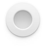 Philips Hue Hue White & Color Ambiance Slim Einbauleuchte, LED-Leuchte weiß, 90 mm