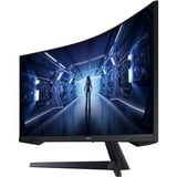 SAMSUNG Odyssey G5 C34G55TWWP, Gaming-Monitor 86 cm (34 Zoll), schwarz, UWQHD, VA, AMD Free-Sync, Curved, 165Hz Panel