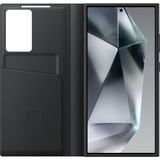 SAMSUNG Smart View Wallet Case, Handyhülle schwarz, Samsung Galaxy S24 Ultra