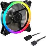 Sharkoon SHARK Blades PWM RGB Fan, Gehäuselüfter schwarz, 120 mm