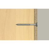 fischer Spanplattenschraube PowerFast II 4,0x45 Senkkopf TX 200 Stück, mit Teilgewinde, Edelstahl A2