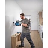 Bosch Professional Akku-Bohrhammer GBH 18V-22 Professional solo, 18Volt, mit GDE 18V-12 blau/schwarz, ohne Akku und Ladegerät, in L-BOXX 238