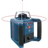 Bosch Rotationslaser GRL 300 HV Professional blau/schwarz, rote Laserlinie, mit Laser-Empfänger LR 1, in L-BOXX