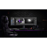 Cooler Master GP57ZS, Gaming-Monitor 145 cm (57 Zoll), dunkelgrau,  DUHD, VA, Curved, Mini-LED, USB-C, USB-Hub, 120Hz Panel