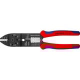 KNIPEX Crimpzange 97 21 215 rot/blau, Abisolieren, Crimpen 0,5 - 6,0mm²