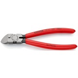 KNIPEX Seitenschneider 72 11 160, für Kunststoff, Schneid-Zange rot, Länge 160mm