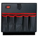 KNIPEX Werkzuegkarte für L-BOXX 00 21 19 LB WK, Tasche schwarz/rot, leer