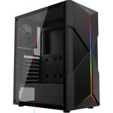 Krux Astral, Tower-Gehäuse schwarz, Tempered Glass
