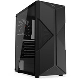 Krux Astral, Tower-Gehäuse schwarz, Tempered Glass