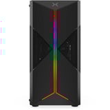 Krux Astral, Tower-Gehäuse schwarz, Tempered Glass