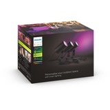 Philips Hue White & Color Ambiance Lily Gartenspot, LED-Leuchte schwarz, 3 Stück, Basis-Set