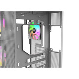 Thermaltake View 380 XL WS ARGB Snow White, Tower-Gehäuse weiß/holz, Tempered Glass x 2, Holz-Struktur