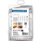 fischer Meister-Box ClassicFast SK TG TX, 4,0 - 6,0mm, Schrauben-Set 110-teilig, mit Teilgewinde