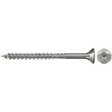 fischer Spanplattenschraube PowerFast 5,0x45 Senkkopf TX 200 Stück, mit Teilgewinde, Edelstahl A2