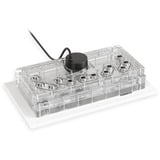 Alphacool Apex Distroplate, Verteiler weiß/transparent, mit Apex Pumpe