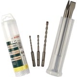Bosch Heimwerken & Garten Meißel- und Hammerbohrer-Set SDS-plus, Meißel- & Bohrer-Satz grün, 5-teilig