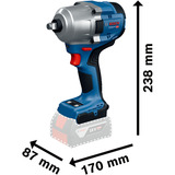 Bosch Professional Akku-Schlagschrauber GDS 18V-780 Professional solo, 18Volt blau, ohne Akku und Ladegerät