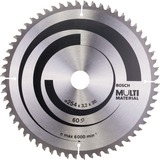 Bosch Professional PRO Multi Material Kreissägeblatt, Ø 254mm, 60Z Bohrung 30mm, für Kapp- & Gehrungssägen