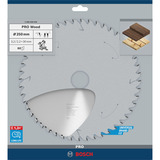 Bosch Professional PRO Wood Kreissägeblatt, Ø 250mm, 60Z Bohrung 30mm, für Kapp- & Gehrungssägen