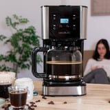 Cecotec Coffee 66 Drop & Touch, Filtermaschine edelstahl/schwarz, 950 Watt
