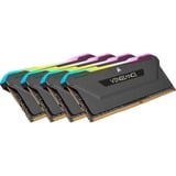 Corsair DIMM 64 GB DDR4-3600 (4x 16 GB) Quad-Kit, Arbeitsspeicher schwarz, CMH64GX4M4D3600C18, Vengeance RGB PRO SL, INTEL XMP