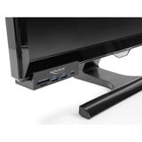 DeLOCK Externer USB 5 Gbps Hub mit 2 x USB Typ-A, 1 x USB Type-C™ und SD + Micro SD Slot mit Feststellschraube, USB-Hub schwarz