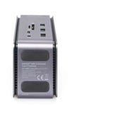 Digitus USB4 Dockingstation 8K, USB Type-C grau/schwarz, HDMI, DP, USB-A, USB-C, USB4, 3,5mm, SD/MicroSD