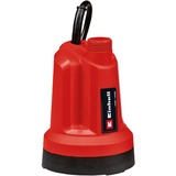 EINHELL Akku-Klarwasserpumpe GE-SP 18 LL Li, Tauch- / Druckpumpe rot/schwarz, Li-Ionen Akku 4Ah