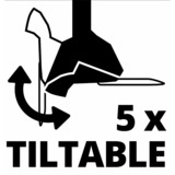 EINHELL Akku-Rasentrimmer GE-CT 18 Li - Solo, 18Volt rot/schwarz, ohne Akku und Ladegerät
