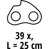 EINHELL Ersatz-Sägekette 25cm, 39T, 3/8", 1,27mm für Benzin-Multifunktionswerkzeug GC-MM 52 I AS
