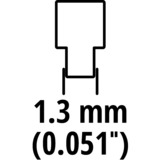 EINHELL Ersatz-Sägekette 25cm, 39T, 3/8", 1,27mm für Benzin-Multifunktionswerkzeug GC-MM 52 I AS