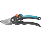 GARDENA Gartenschere PremiumCut Flex grau/türkis, Bypass, 2 einstellbare Griffweiten
