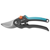 GARDENA Gartenschere PremiumCut Flex grau/türkis, Bypass, 2 einstellbare Griffweiten