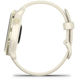 Garmin vívoactive 6, Smartwatch bone/lunargold, 42 mm, Silikon-Armband