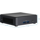 Intel® NUC 11 Pro Kit NUC11TNKi5, Barebone schwarz, ohne Betriebssystem