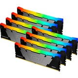 Kingston FURY DIMM 256 GB DDR4-3200 (8x 32 GB) Octo-Kit, Arbeitsspeicher schwarz, KF432C16RB2AK8/256, Renegade RGB, INTEL XMP