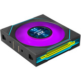 Lian Li UNI FAN SL-INF LCD FLEX 120 Wireless, Gehäuselüfter schwarz, Reverse, 3er Pack mit Controller, 120 mm