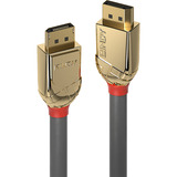 Lindy DisplayPort 1.2 Kabel, Gold Line grau, 10m