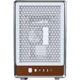 Montech Heritage 30 Pro, Tower-Gehäuse weiß/braun, Tempered Glass
