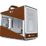 Montech Heritage 30 Pro, Tower-Gehäuse weiß/braun, Tempered Glass