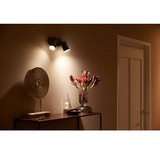 Philips HUE White & Color Ambiance Fugato 2er-Spot, Leuchte schwarz