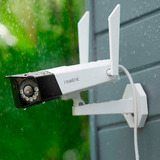 Reolink Duo Series W730, Überwachungskamera weiß/schwarz, Wi-Fi 6, UHD